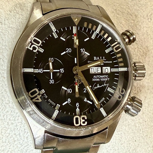 Ball Engineering Master II Diver Freefall Chronograph Day Date Mens Watch - Picture 3 of 8